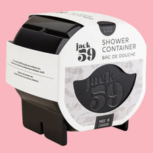 Load image into Gallery viewer, jack59 black shower container made in alberta