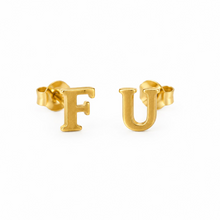 Load image into Gallery viewer, F U earrings made in alberta