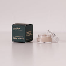 Load image into Gallery viewer, routine deodorant like a boss bergamot geranium and tangerine made in alberta