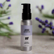 Load image into Gallery viewer, travel size lotion lavender bergamot