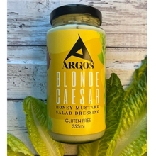 Load image into Gallery viewer, argos blonde honey mustard caesar dressing. made in medicine hat alberta.