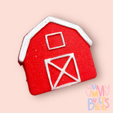 Load image into Gallery viewer, barn bath bomb with a toy inside