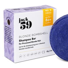 Load image into Gallery viewer, jack59 blonde shampoo bar made in alberta