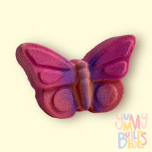 Load image into Gallery viewer, butterfly bath bomb with a toy inside