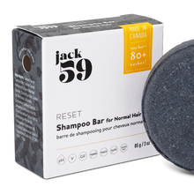 Load image into Gallery viewer, jack59 reset shampoo bar for normal hair made in alberta