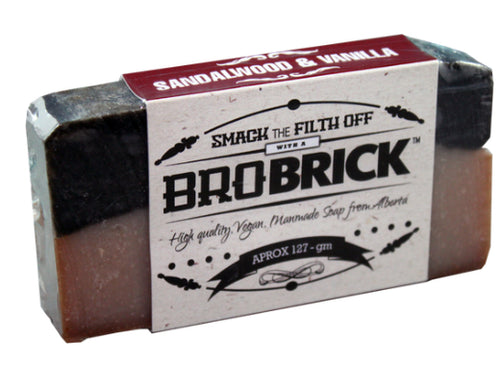 bro brick soap sandalwood and vanilla