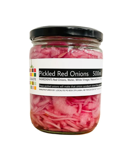 Pickled red onions 500 ml