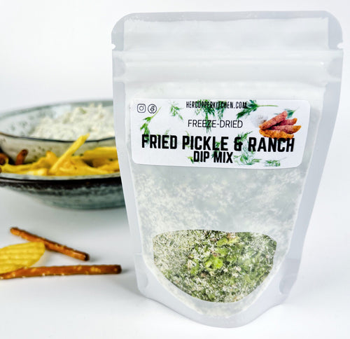 freeze dried fried pickle and ranch dip mix