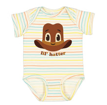 Load image into Gallery viewer, lil hatter onesie striped
