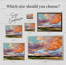 Load image into Gallery viewer, carly gordon art print sizes inspired horizontal landscape
