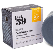 Load image into Gallery viewer, jack59 reset conditioner bar for normal hair made in alberta
