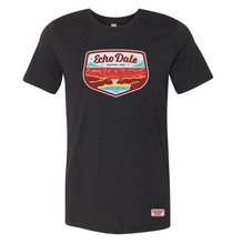 Load image into Gallery viewer, echo dale regional park medicine hat t-shirt in black
