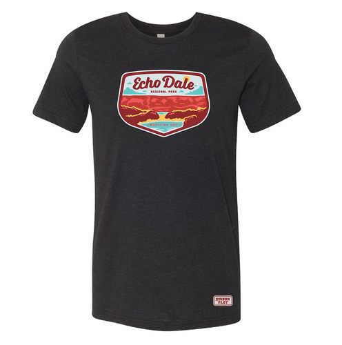 echo dale regional park medicine hat t-shirt in black