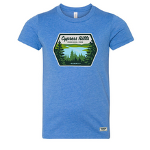 Load image into Gallery viewer, cypress hills provincial park alberta youth t-shirt 
