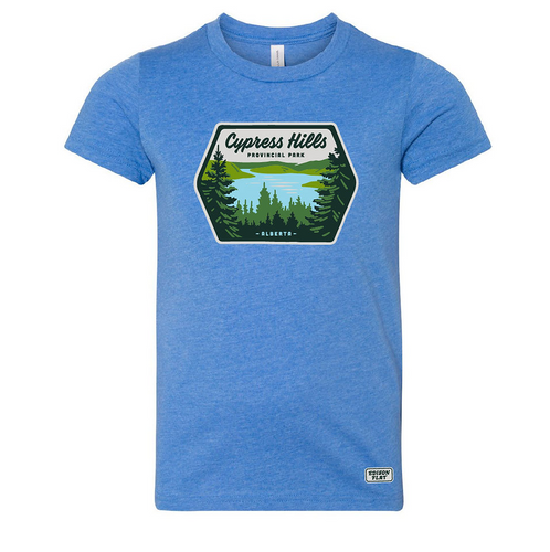 cypress hills provincial park alberta youth t-shirt 