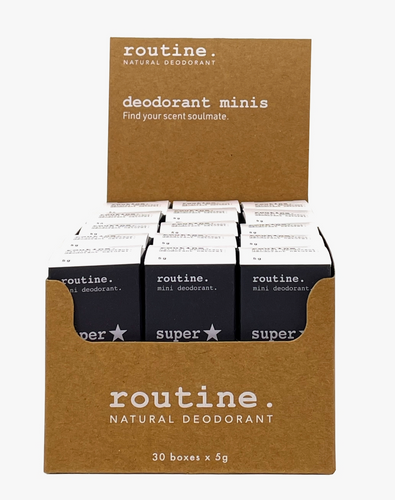 routine brand mini deodorants