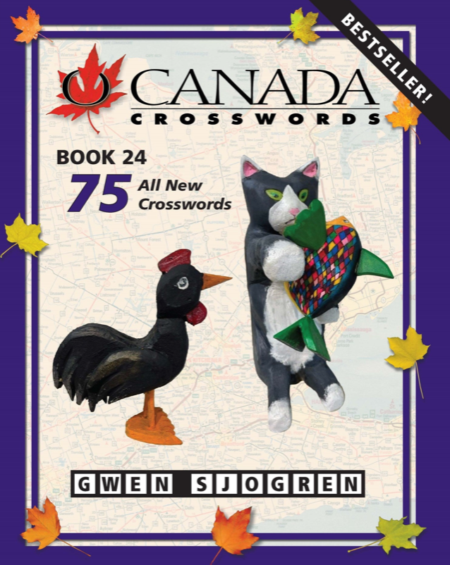 canada crosswords book