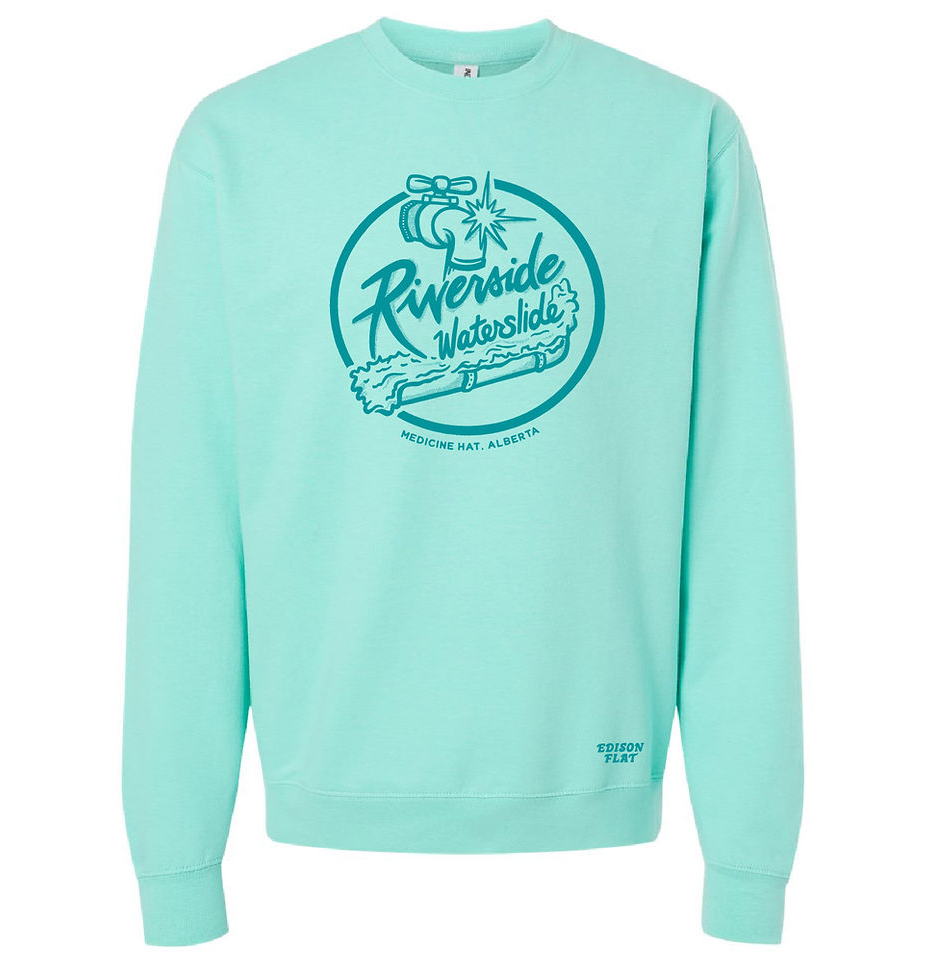 Riverside Waterslide Hoodie + Crewneck