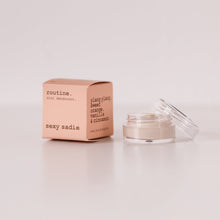 Load image into Gallery viewer, routine deodorant sexy sadie. smells like ylang ylang, sweet orange, vanilla and cinnamon. made in alberta.

