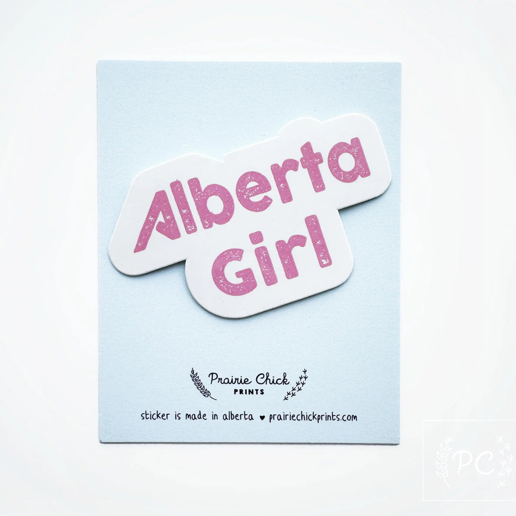 alberta girl sticker