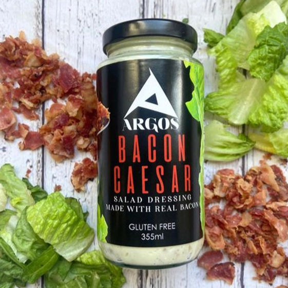 arogs bacon caesar dressing. made in medicine hat alberta.