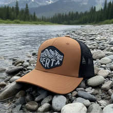 Load image into Gallery viewer, berta 3 sisters hat in caramel
