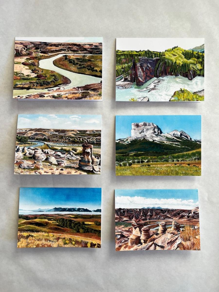 Alberta Geology Greeting Cards