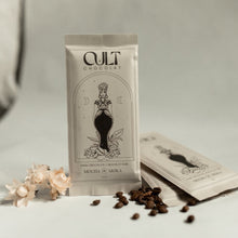 Load image into Gallery viewer, small batch dark chocolate bar mocha but cult. made in saskatoon

