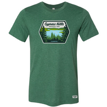Load image into Gallery viewer, cypress hills provincial park alberta t-shirt in green
