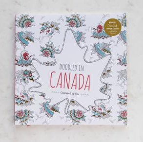 doodled in canada colouring book