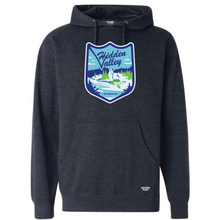 Load image into Gallery viewer, hidden valley alberta ski hill hoodie in navy
