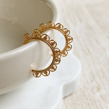 Lace Hoops