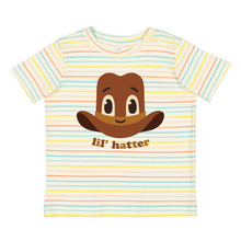 Load image into Gallery viewer, lil hatter toddle t-shirt striped
