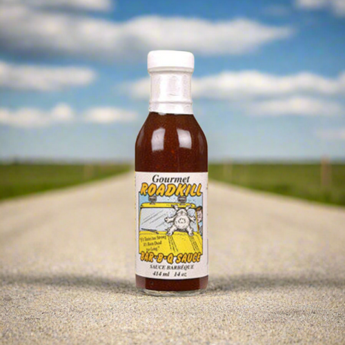 gourmet roadkill bbq sauce made in alberta.