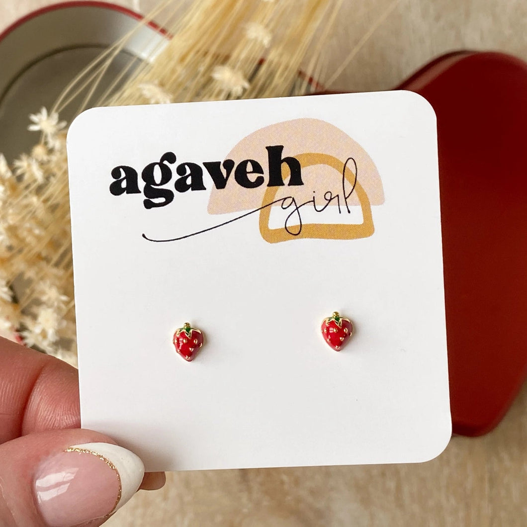 Strawberries N' Cream Studs