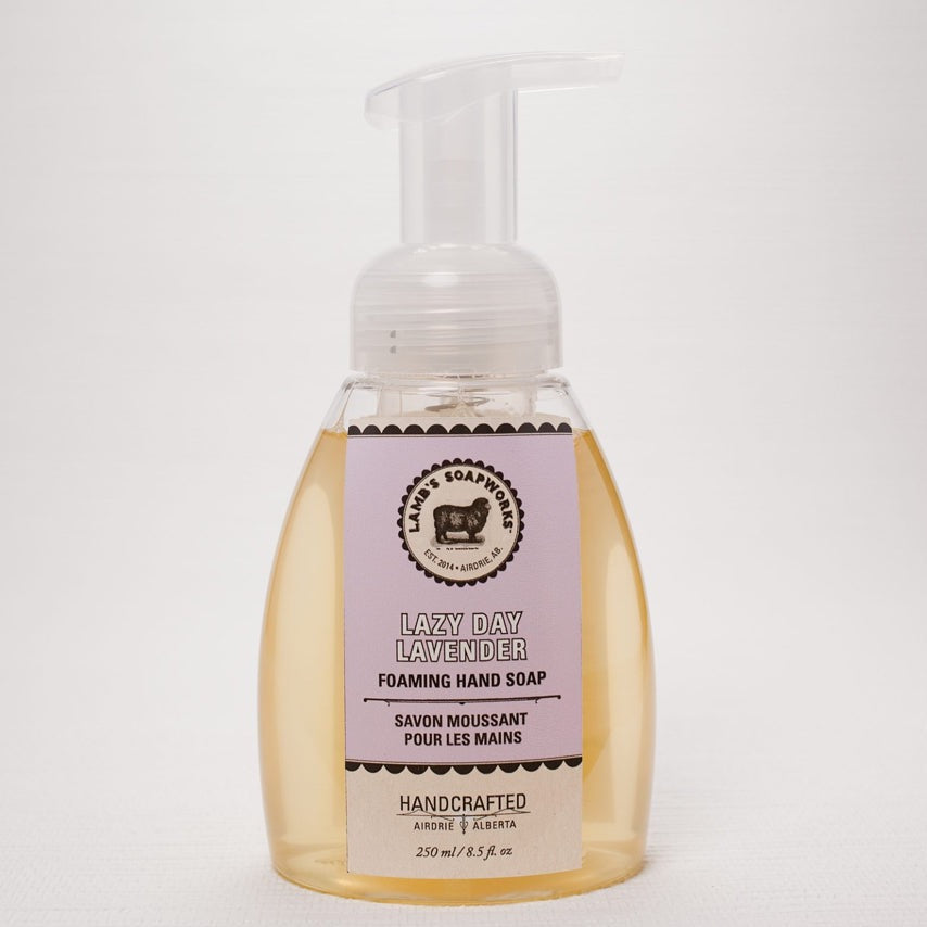 lazy day lavender foaming hand soap