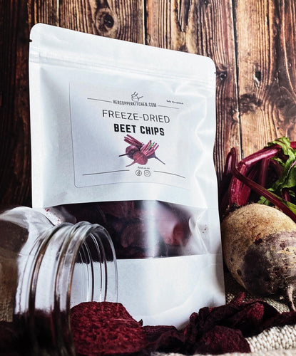freeze dried beet chips