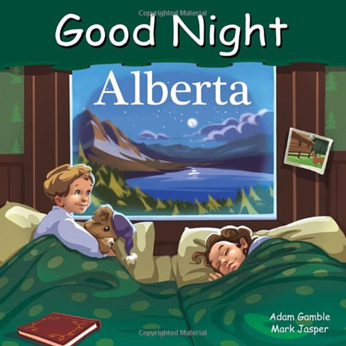 good night alberta board book for kids