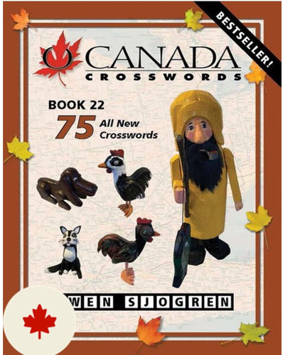 canada crosswords book