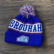 Load image into Gallery viewer, blue toque that says berta
