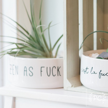 Load image into Gallery viewer, planter that says zen as fuck
