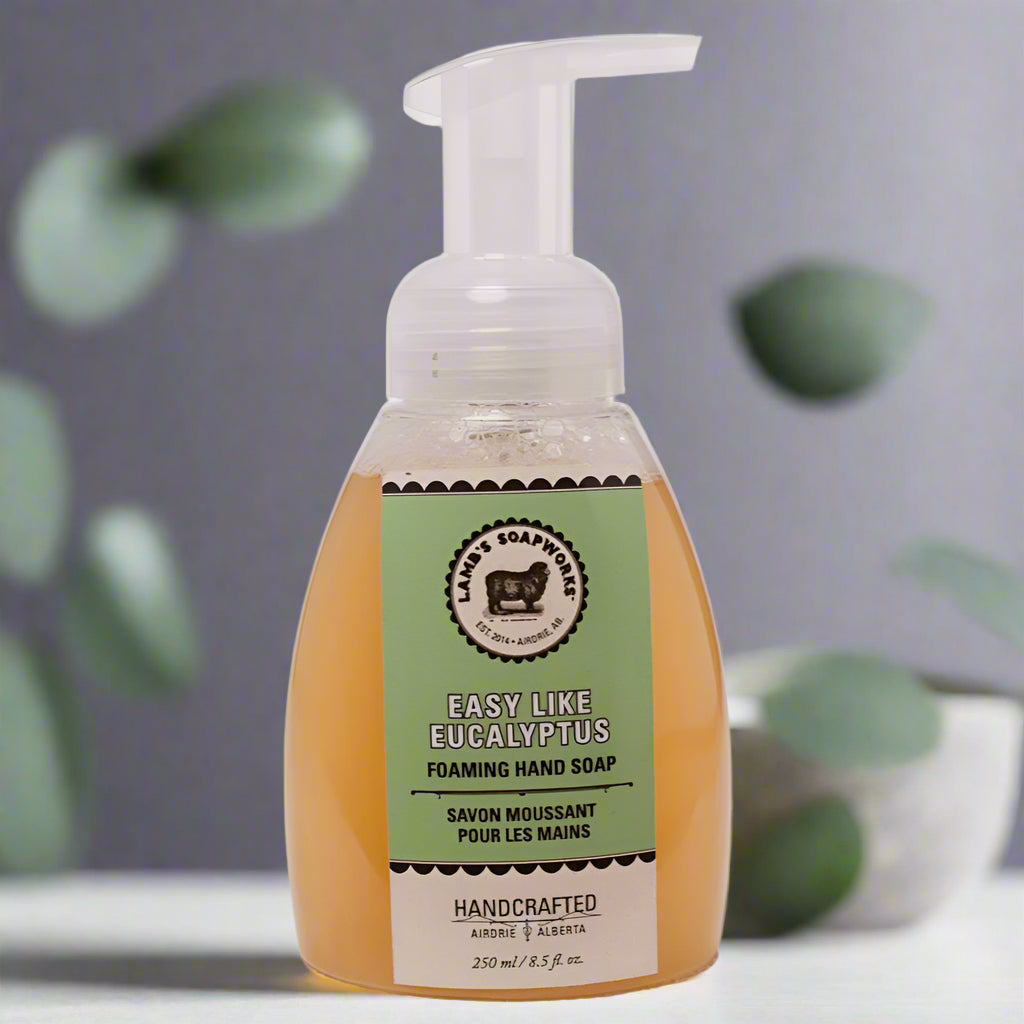 easy like eucalyptus foaming hand soap
